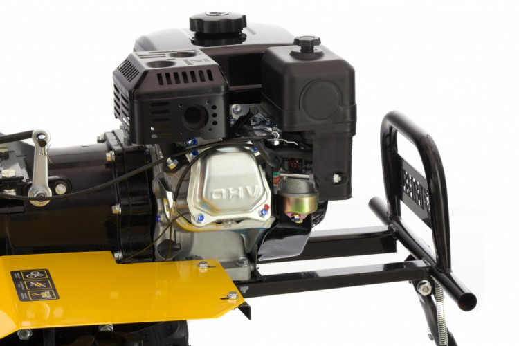 Мотоблок DPT-270X, 7 л.с., дисковое сцепление, ширина 90 см, глубина 35 см, фрез 3х4, ВОМ, передачи 2В/1Н Denzel