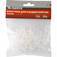Крестики, 1,5 мм, для кладки плитки, 200 шт Matrix