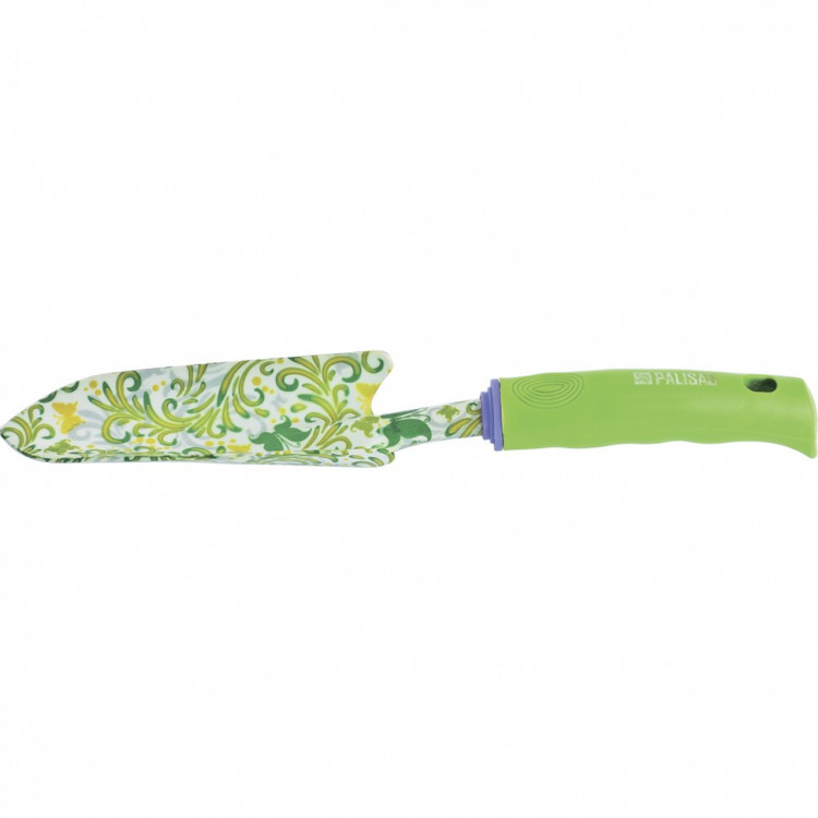 Совок посадочный узкий, 55 х 320 мм, стальной, пластиковая рукоятка, Flower Green Palisad