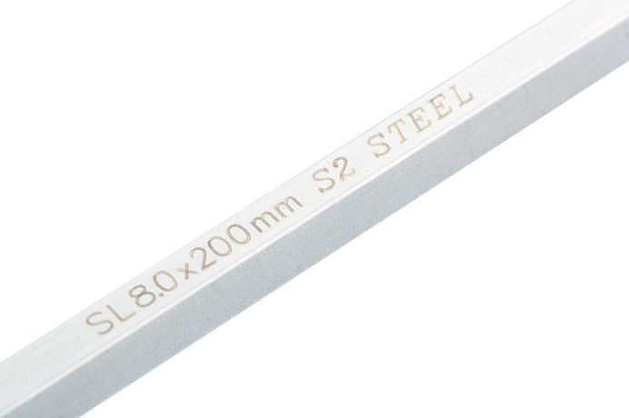 Отвертка SL8x 200 мм, S2, трехкомпонентная рукоятка Gross