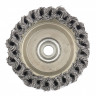 Щетка для УШМ Heavy Duty, 100 мм, М14, &quot;чашка&quot;, крученая проволока 0,5 мм Matrix