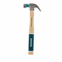 Молоток-гвоздодер, 200 г, угол 45, магнит, обрезиненная рукоятка American hickory GROSS