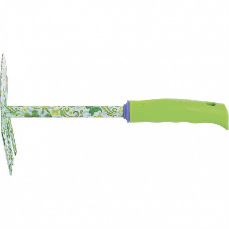 Мотыжка комбинированная, 65 х 300 мм, стальная, пластиковая рукоятка, Flower Green Palisad