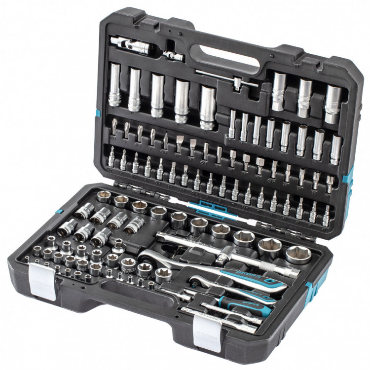 Набор инструментов 109 предметов, 120 зубьев, CrV 1/4, 1/2&quot; Gross