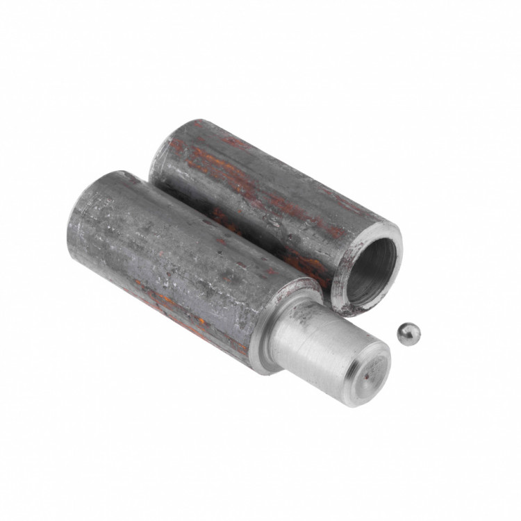 Петля гаражная с шаром, D 32 x 160 мм, 2 шт., Россия Сибртех