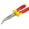 Длинногубцы изогнутые Insulated, 200 мм, двухкомпонентные рукоятки Matrix Professional