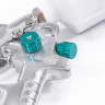 Краскораспылитель AG 810 HVLP, гравитационный, сопло 0,8 мм и 1 мм Stels