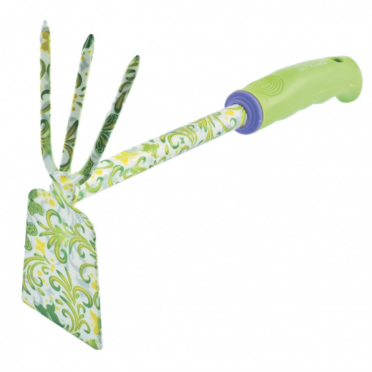 Мотыжка комбинированная, 70 х 300 мм, стальная, пластиковая рукоятка, Flower Green Palisad