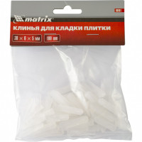 Клинья, 30х6х5мм, для кладки плитки, 100шт Matrix