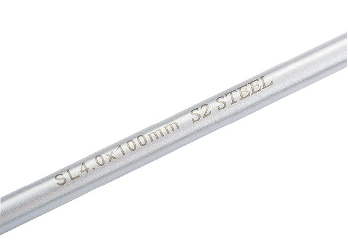 Отвертка SL4 x 100 мм, S2, трехкомпонентная рукоятка Gross