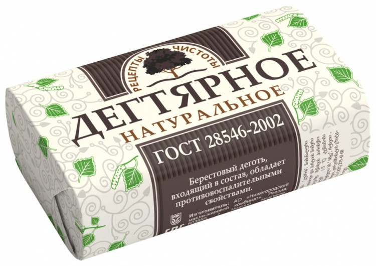Мыло дегтярное, 90 г, НМЖК Россия