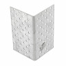 Крепежный уголок равносторонний  2 мм,   KUR 80 x 80 x 140 мм Россия Сибртех