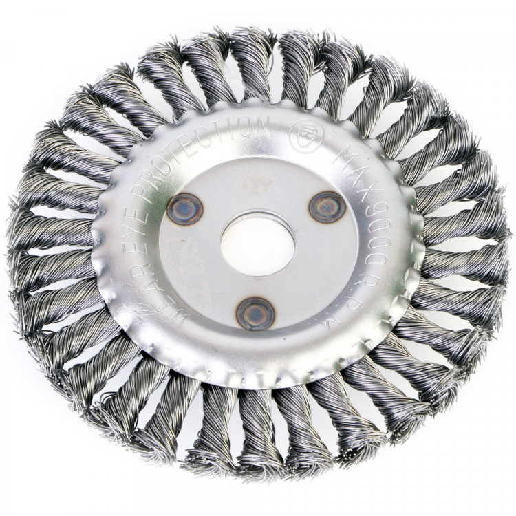Щетка для УШМ дисковая ЩД-150 К, пос.22 (круч)