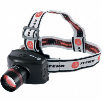 Фонарь наголовный Zoom, 3 W Led CRE Q5, 160Лм, 100 м, 3 режима: 100%-50%-строб, 3 х ААА Stern