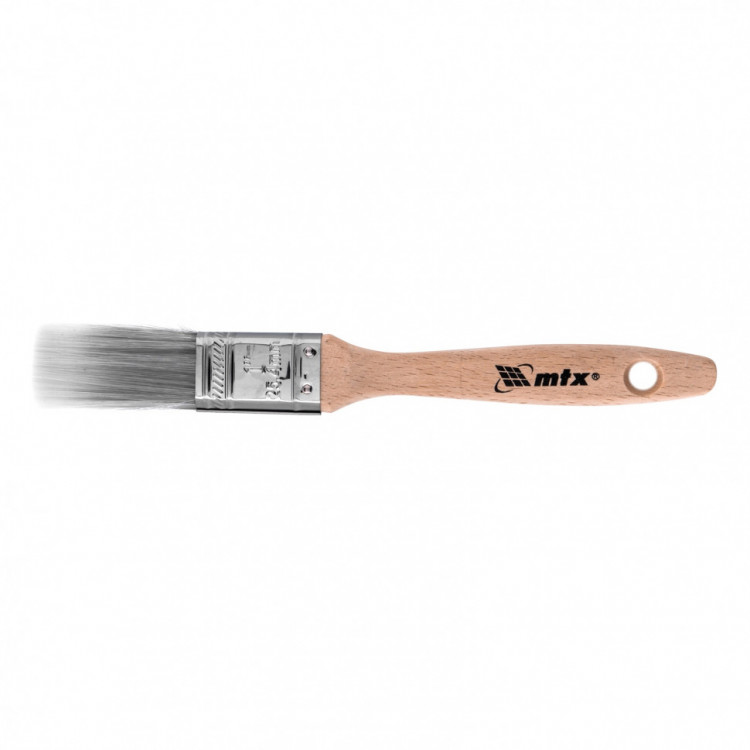 Кисть плоская Platinum 1&quot;, искусственная щетина, деревянная ручка MTX