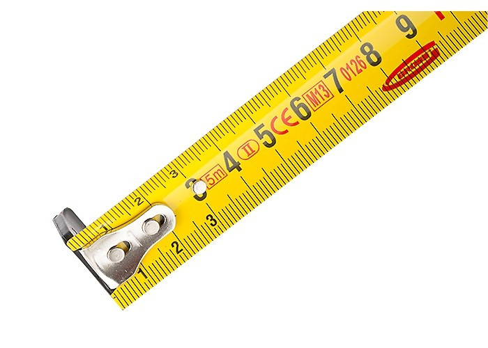Рулетка &quot;Ergonomisch&quot;, 5 м x 25 мм, магнитный обрезиненный зацеп Gross