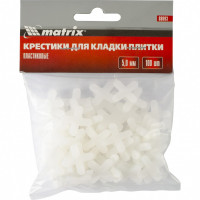 Крестики, 5,0 мм, для кладки плитки, 100 шт Matrix