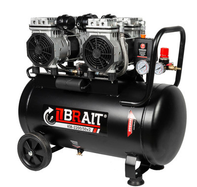 Компрессор воздушный BRAIT КМ-2200/50х2