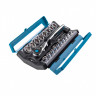 Набор торцевых головок, трещотка 120 зубьев, 36 предметов, 1/2&quot;, 3/8”, CrV Gross
