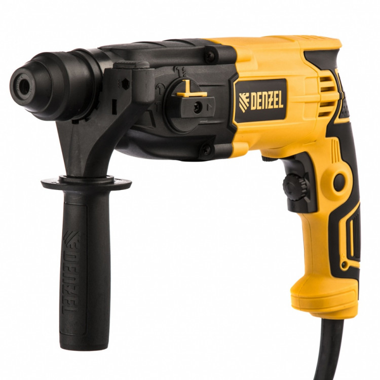 Перфоратор электрический RH-650-18, SDS-plus, 650 Вт, 2.0 Дж, 3 плюс 1 режим Denzel
