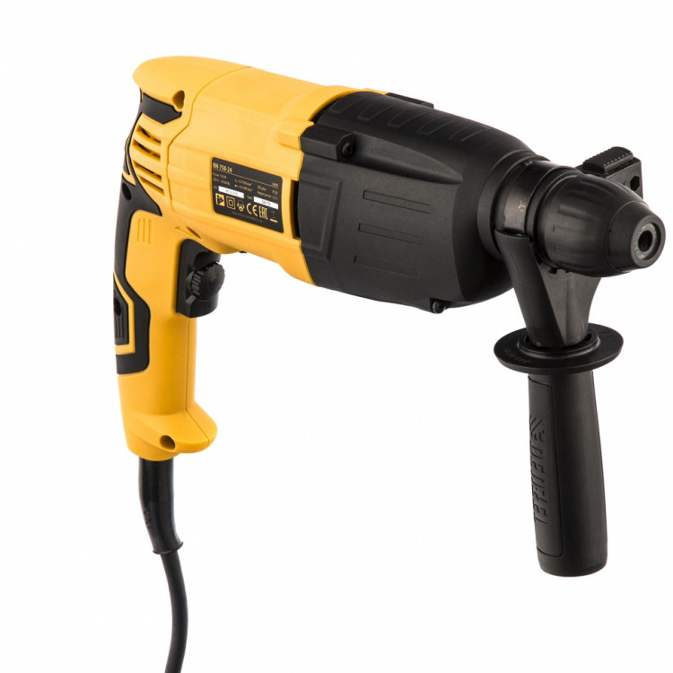 Перфоратор электрический RH-750-24, SDS-plus, 750 Вт, 2.5 Дж, 3 режима Denzel