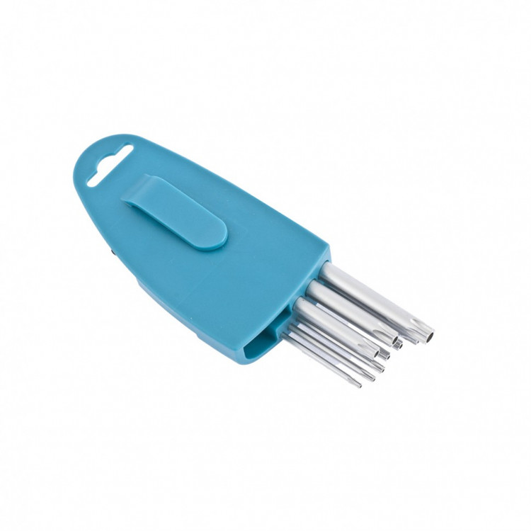 Набор ключей имбусовых TORX-TT, 9 шт: T10-T50, удлиненные, S2, сатинированные Gross