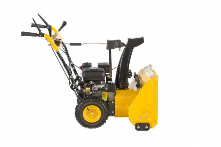 Бензиновая снегоуборочная машина SB 650 E, 6,5 л.с, с электростартером, фара Denzel