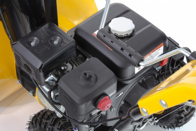 Бензиновая снегоуборочная машина SB 650 E, 6,5 л.с, с электростартером, фара Denzel