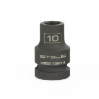 Головка ударная шестигранная, 10 мм, 1/2, CrMo Stels