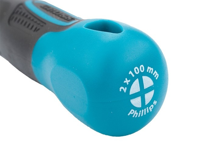 Отвертка PH2 x 100 мм, S2, трехкомпонентная ручка Gross