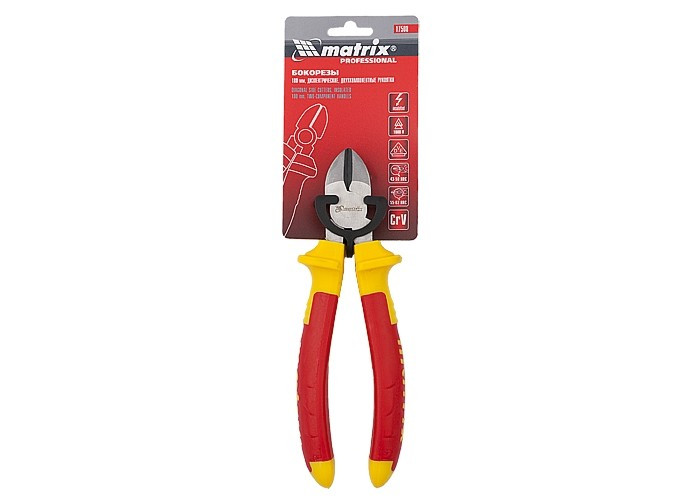 Бокорезы Insulated, 180 мм, двухкомпонентные рукоятки Matrix Professional