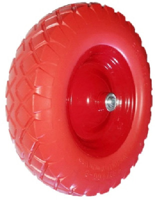 Колесо для тачки сад PU 4.80/4.00*80 D16/12 бескам