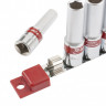 Набор удлиненных торцевых головок 1/2&quot;, шестигранные, CrV, 10 шт., 10-22 мм Matrix