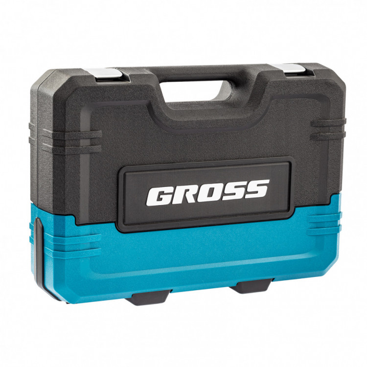 Набор инструментов 76 предметов, 120 зубьев, CrV1/4, 1/2&quot; Gross