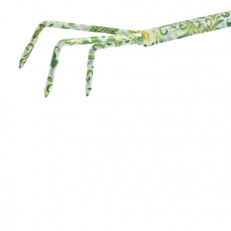 Рыхлитель 3-зубый, 55 х 385 мм, стальной, пластиковая рукоятка, Flower Green Palisad