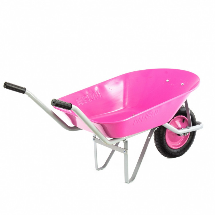 Тачка садовая, грузоподъемность 160 кг, объем 78 л, Pink Line Palisad