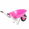 Тачка садовая, грузоподъемность 160 кг, объем 78 л, Pink Line Palisad