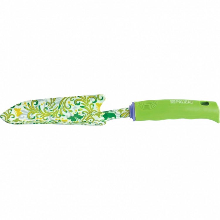 Совок посадочный узкий, 55 х 330 мм, стальной, пластиковая рукоятка, Flower Green Palisad