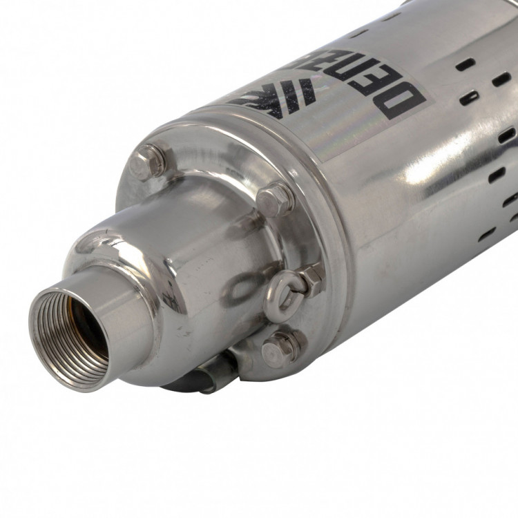 Скважинный насос DWS-4-100, винтовой, диаметр 4&quot;, 800 Вт, 1700 л/ч, напор 100 м Denzel