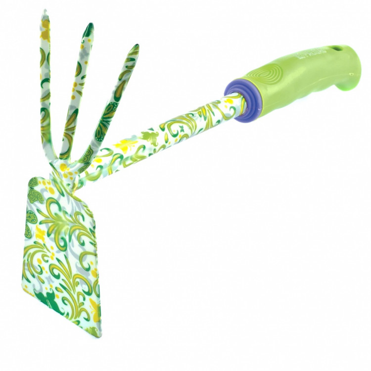 Мотыжка комбинированная, 65 х 310 мм, стальная, пластиковая рукоятка, Flower Green Palisad