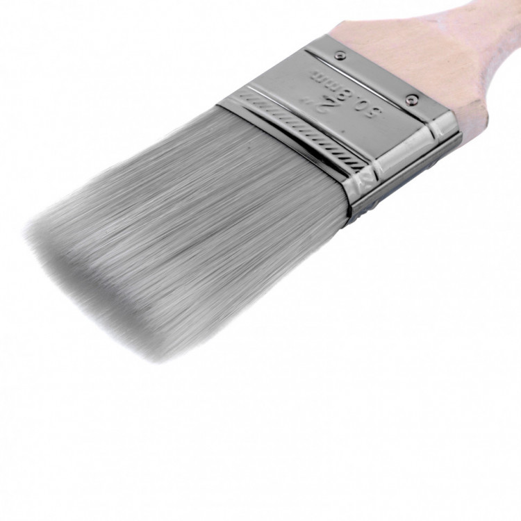 Кисть плоская Platinum 2&quot;, искусственная щетина, деревянная ручка MTX